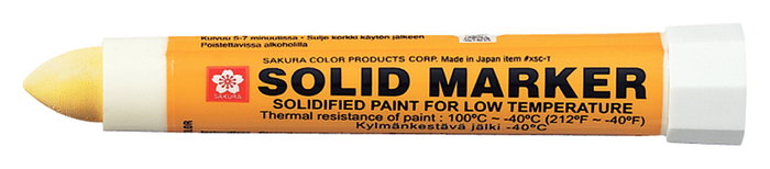 Sakura Solid Marker baja temperatura Amarillo Sakura Solid Marker baja temperatura Amarillo